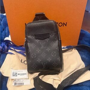 Louis Vuitton Black Monogram Eclipse Outdoor Sling Bag